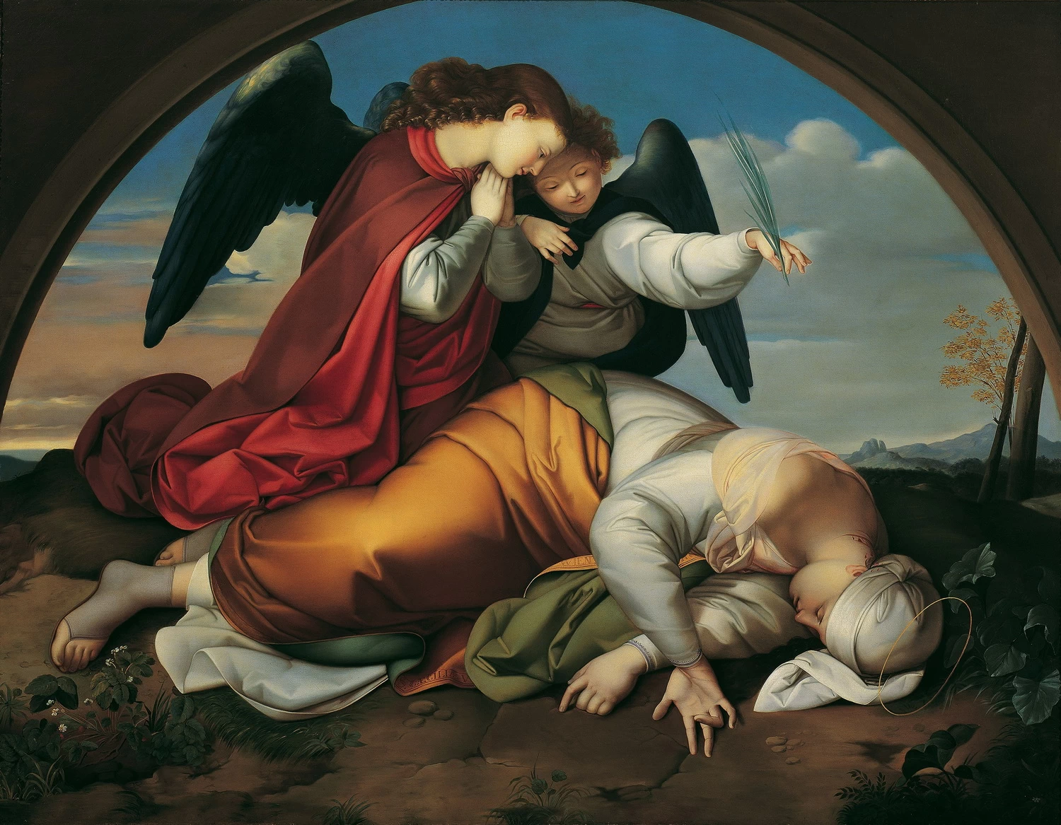 La Santa Cecilia morta (versione viennese) - Galleria austriaca Belvedere